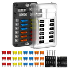 UCkasayfy front panel view showing organized fuse layout and LEDs for quick checks