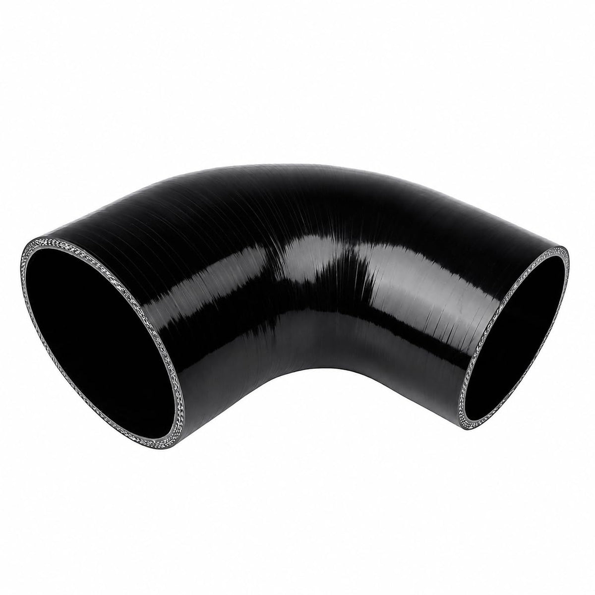 Ucreative front view of 90° silicone elbow showing shape and universal fit benefit