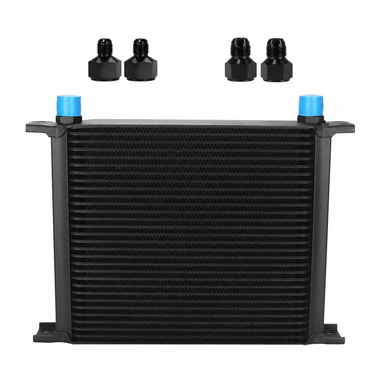 Ucreative front view of cooler showing core and mounting tabs for easy fitment