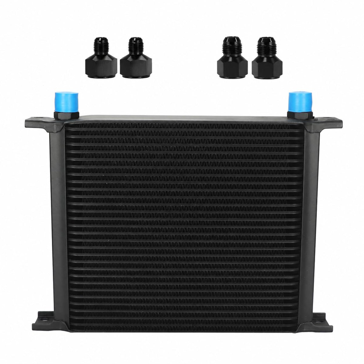 Ucreative front view of cooler showing core and mounting tabs for easy fitment