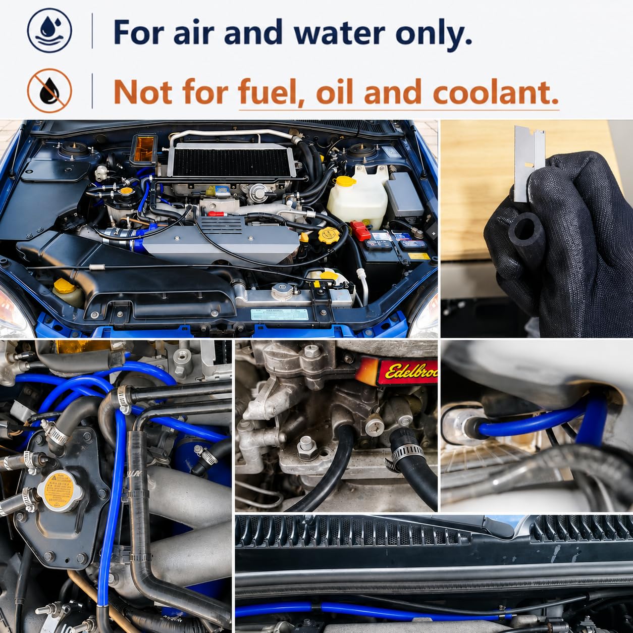 Ucreative hose fitted in workshop setup demonstrating heat resistance and flexible routing