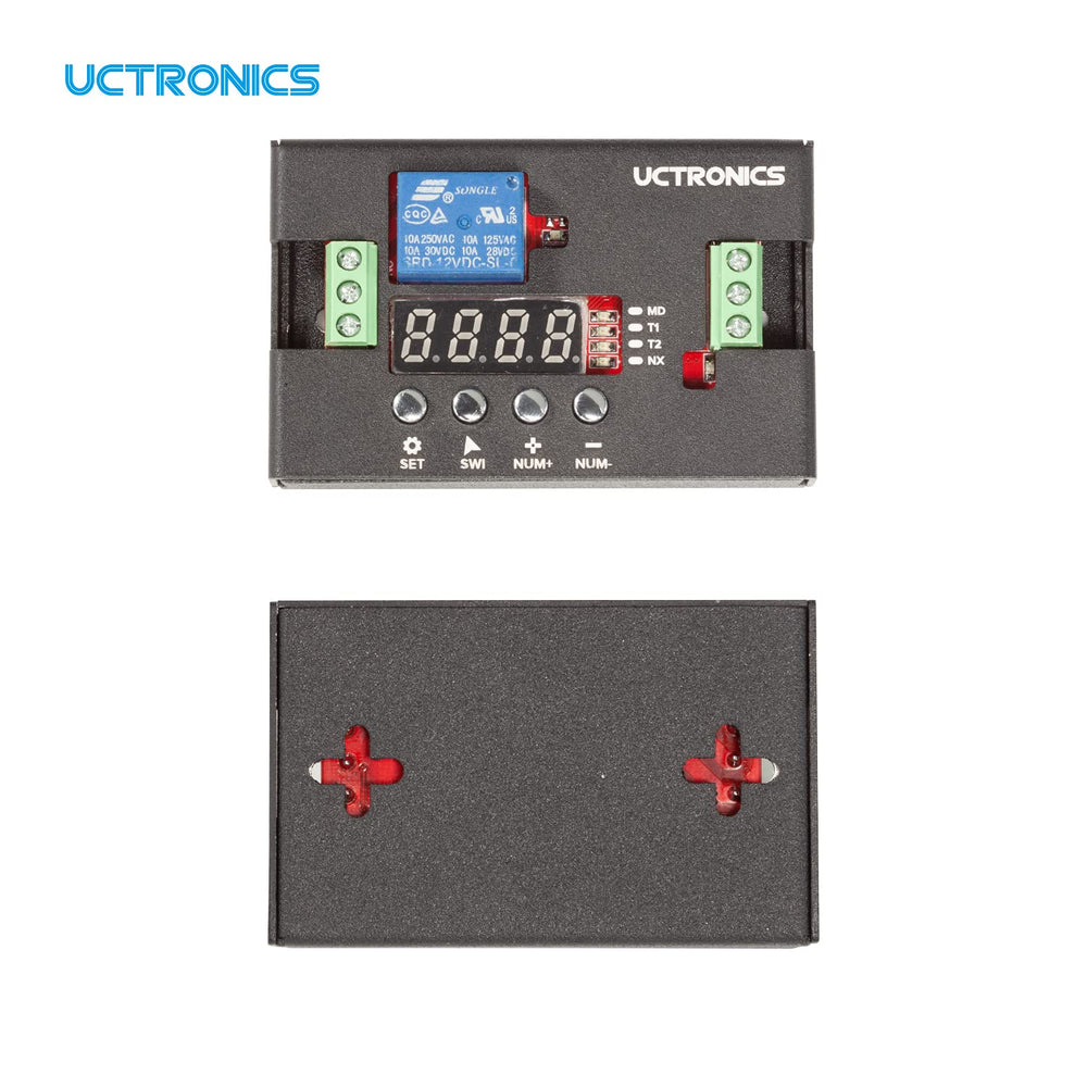 UCTRONICS module mounted in a car dashboard controlling accessories reliably