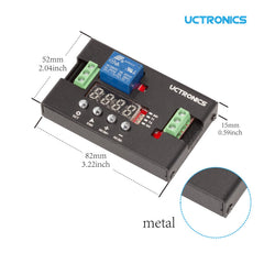 UCTRONICS terminal blocks and labels clearly visible for safe wiring and mounting