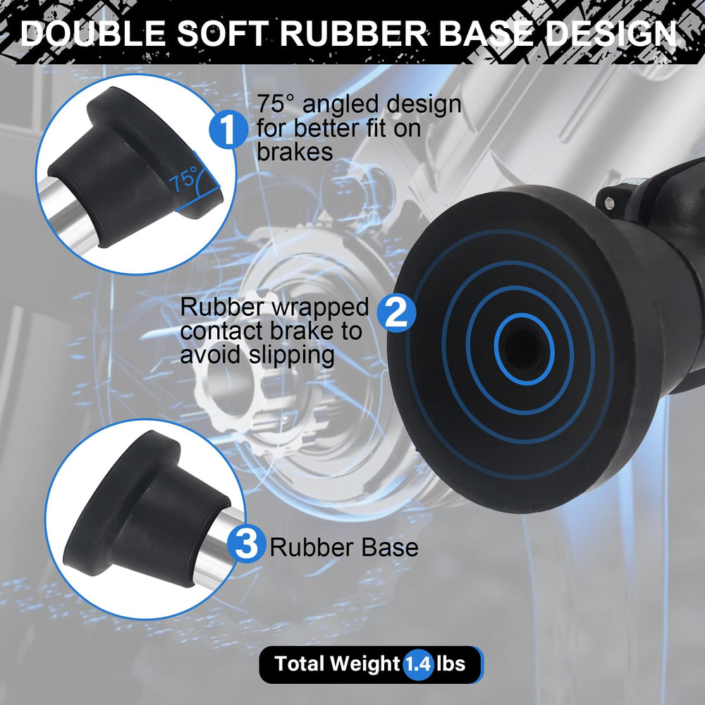 UEGHNS installed on a truck pedal enabling one-person brake holding for diagnostics