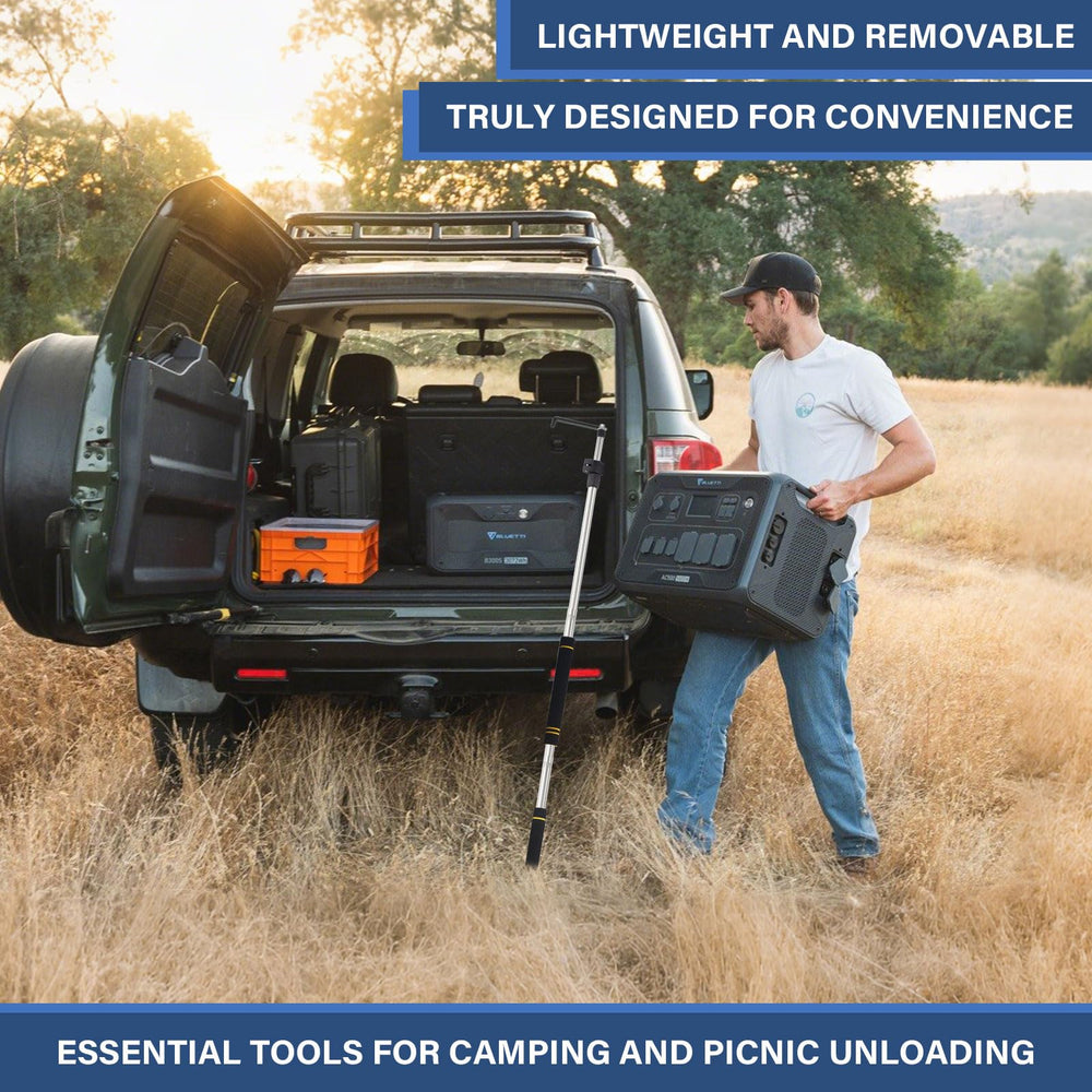 UEGHNS roadside use with van demonstrating quick retrieval during trips