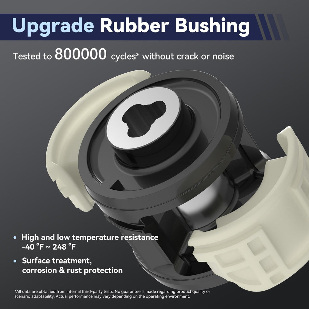 UGFC inner and outer tie rod ends pictured together for accurate steering geometry