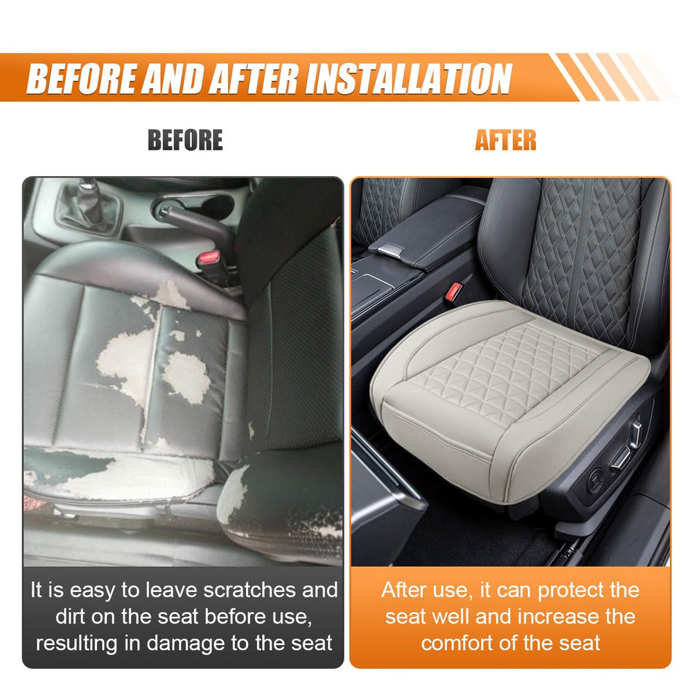 UHANBUT seat cover with ruler for scale showing universal-fit size