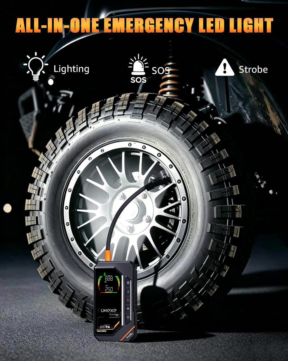UKEXE size comparison held in hand to show compact transportable benefit
