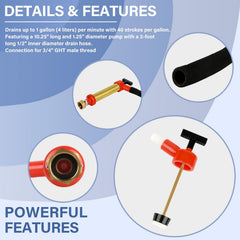 Ulreon swivel fitting attached to dipstick tube demonstrating secure connection