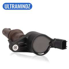 ultramindz coil installed on V8 engine bank, demonstrates correct positioning benefit