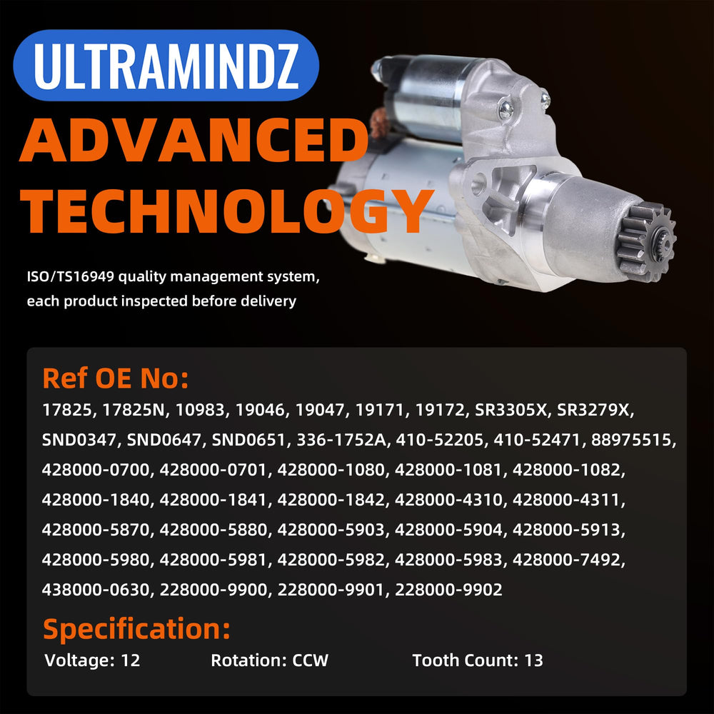 ultramindz starter electrical terminals detail for secure power connections