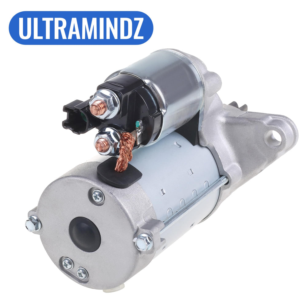 ultramindz starter installed in engine bay demonstrating direct-fit replacement