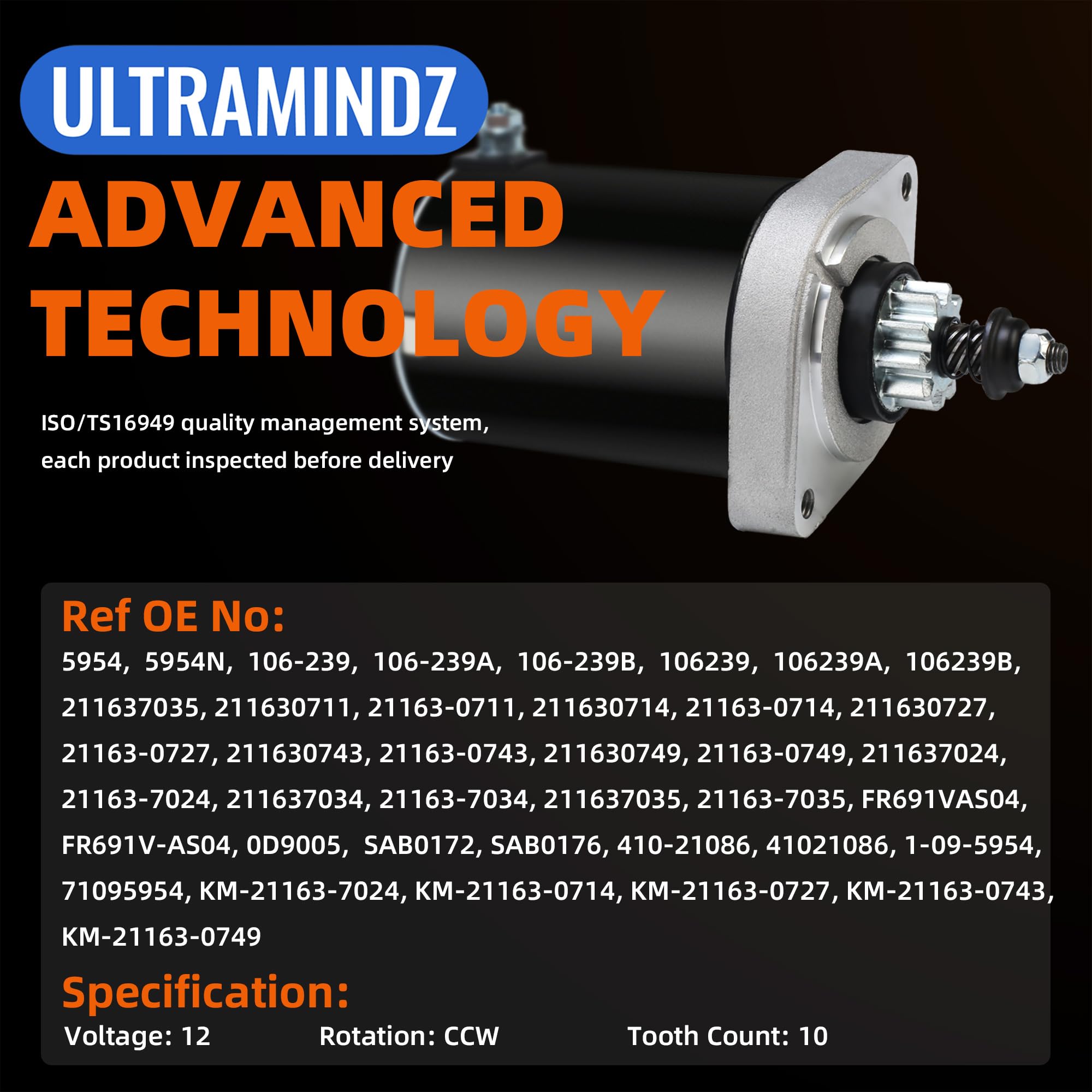 ultramindz starter terminal detail with clear connections for reliable electrical contact