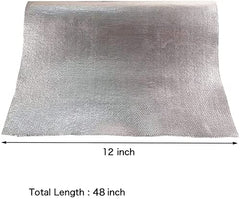 Ummickl mat installed under car hood protecting components from radiant heat