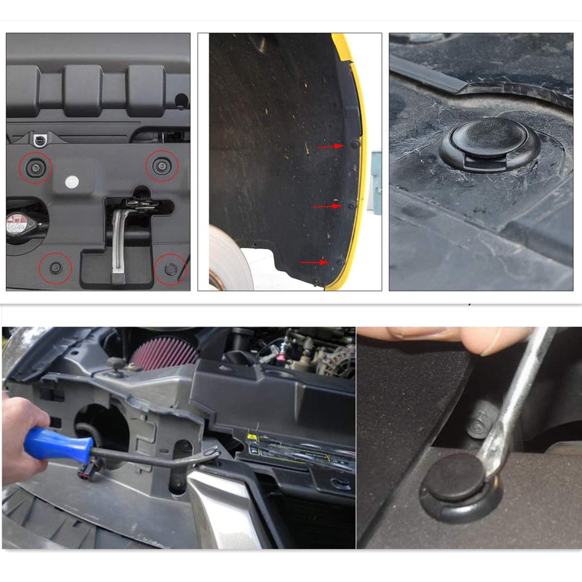 UNENDA fastener remover tool in hand for safe damage-free clip removal