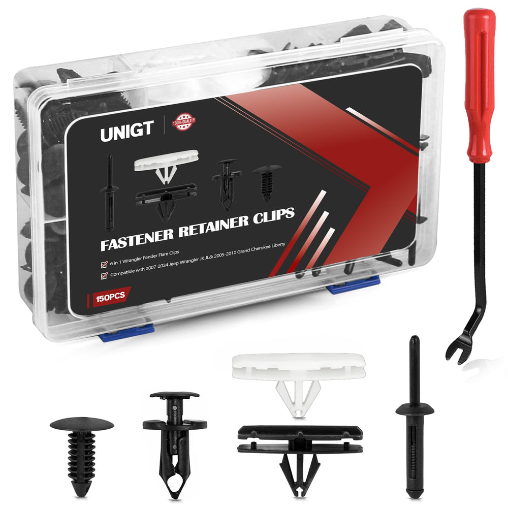 UNIGT front packaging showing full clip kit for quick repairs