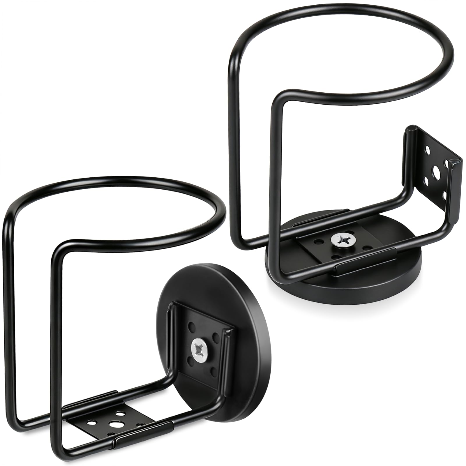 UNIGT front view magnetic cup holder showing solid build and secure grip