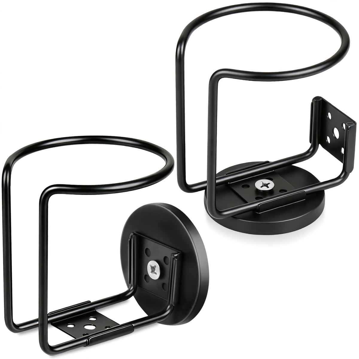 UNIGT front view magnetic cup holder showing solid build and secure grip