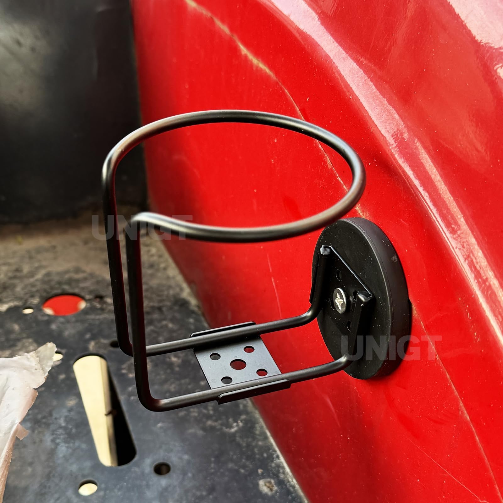UNIGT packaging with included screws for quick installation