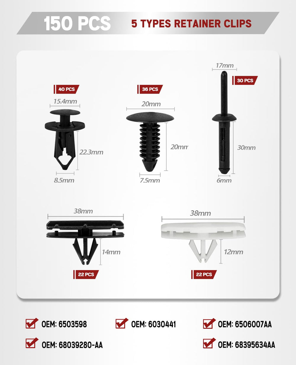 UNIGT tree rivet holding upper radiator cover for stable mounting