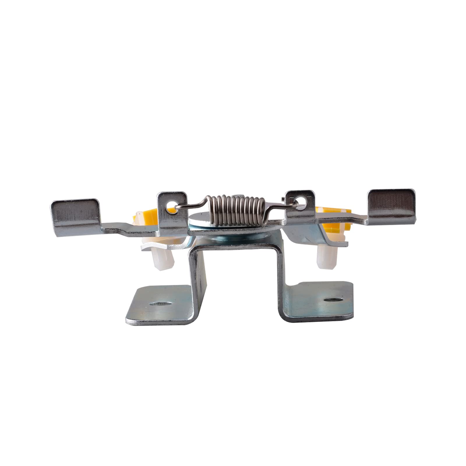 unikpas latch beside ruler showing compact size and easy replacement