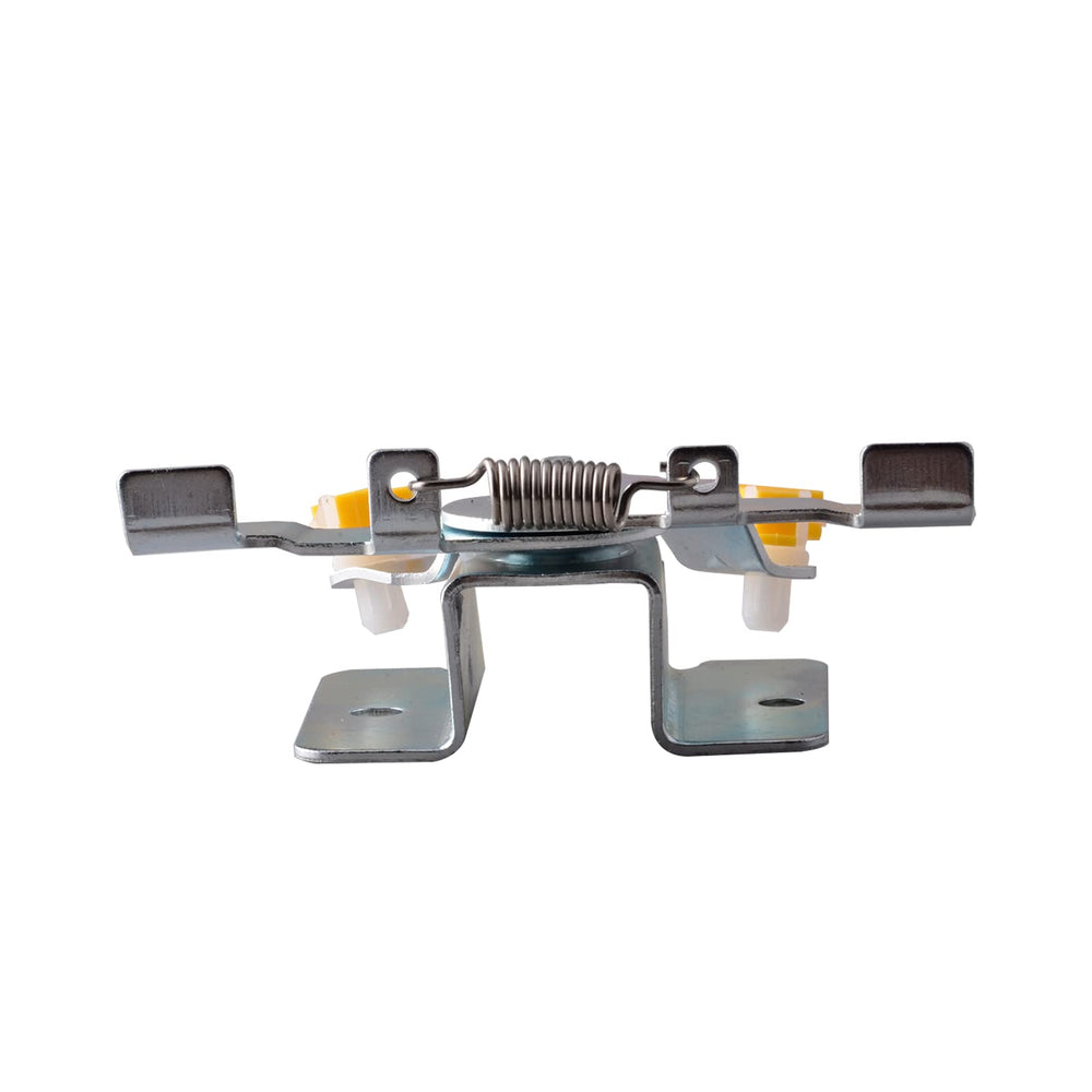 unikpas latch beside ruler showing compact size and easy replacement