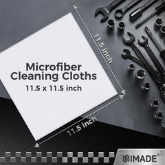 UNIMADE towel in hand size and scale for workshop convenience
