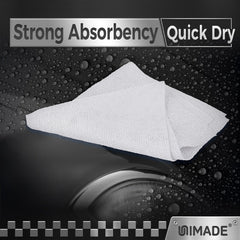 UNIMADE wiping oil stains from engine showing strong grease removal