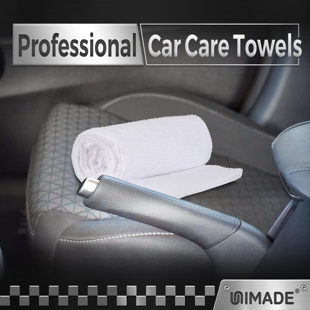 UNIMADE towel in workshop lifestyle scene demonstrating versatile usage