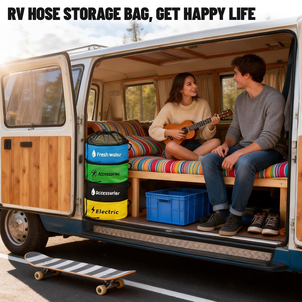 Uningmng used in a garage showing versatile storage for cords, hoses, and accessories