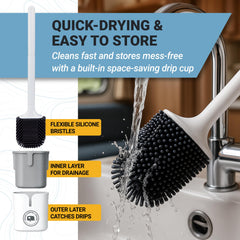 Unique drip tray detail and removal, demonstrates easy emptying and hygiene benefit