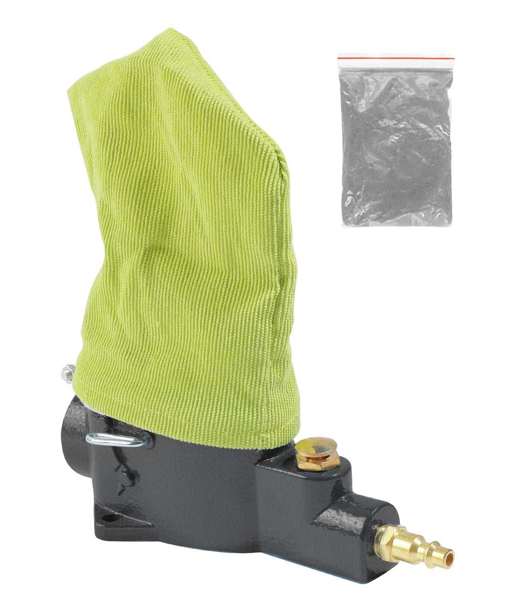 UNLRAE front view of pneumatic spark plug cleaner showing compact design and durability