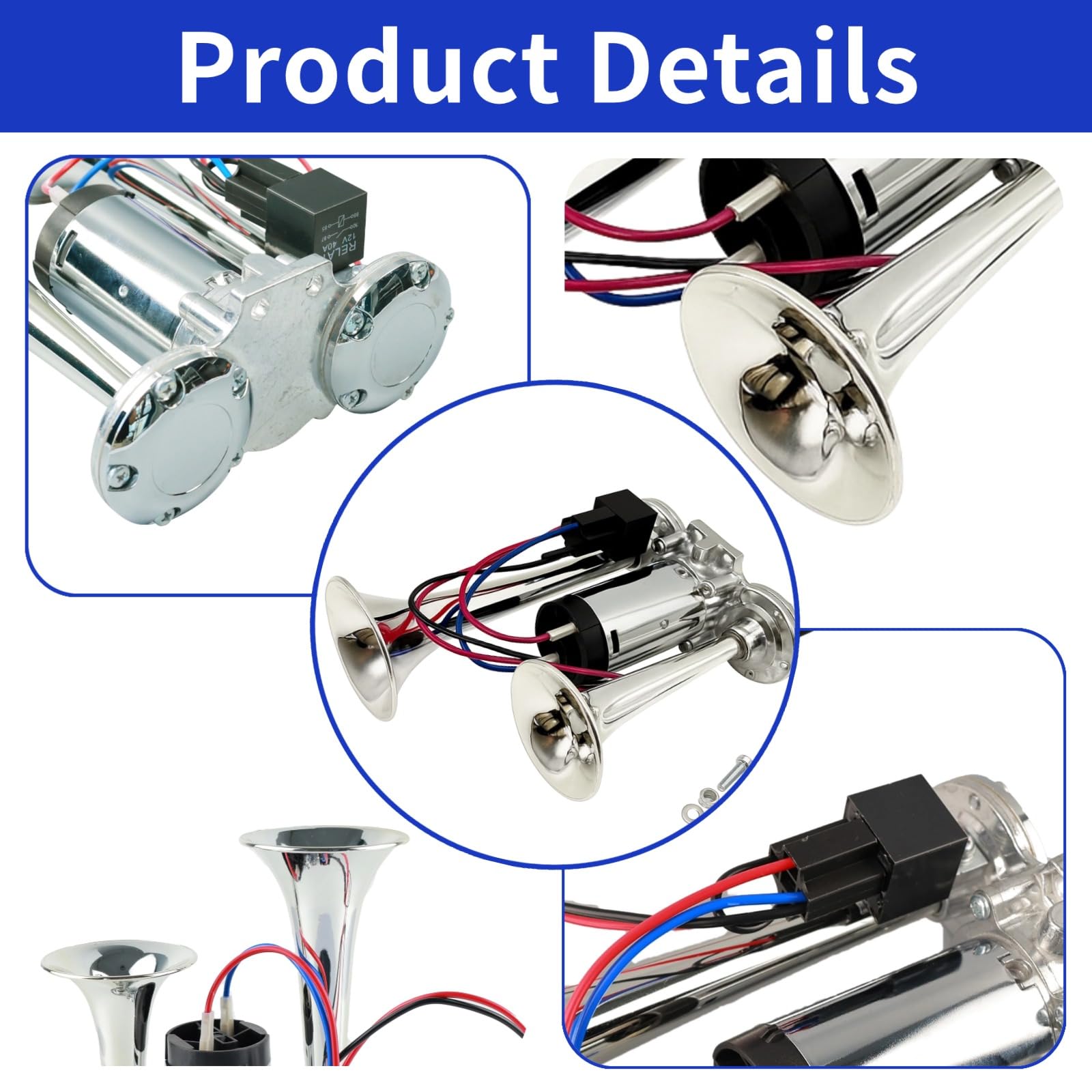 UPENGUPENG wiring and hardware detail showing easy installation and included parts