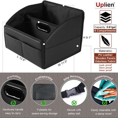 Uplien in use on front seat benefit: keeps snacks and drinks within reach