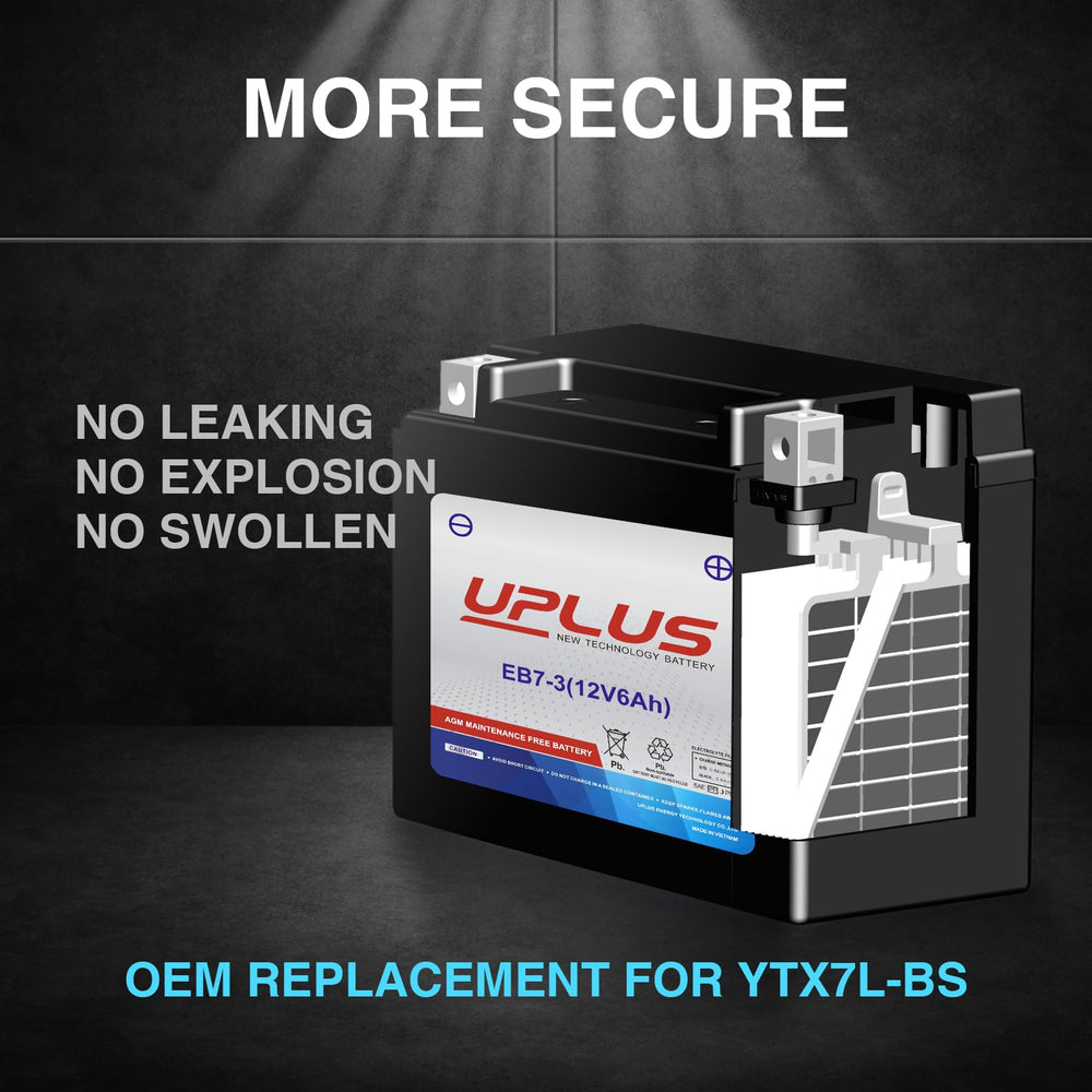 UPLUS battery installed on scooter demonstrating direct-fit benefit