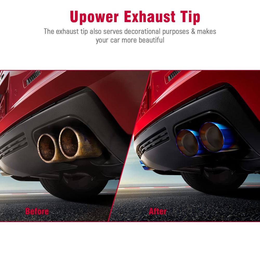 Upower boxed pack of two tips, displays complete pair ready for professional installation