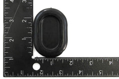 Upper Bound plug beside a ruler showing dimensions for accurate fit