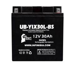 UpStart Battery front view showing compact design and reliable starting power
