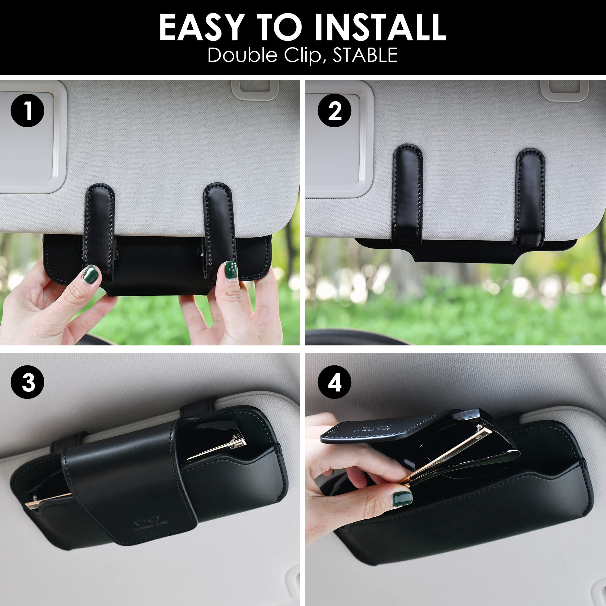 URIZZD sunglasses stored inside case highlighting scratch protection