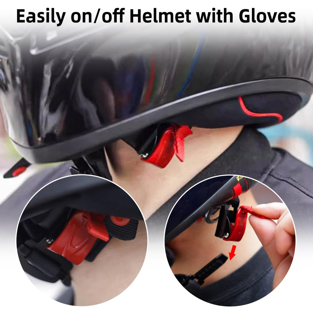 URLWALL pull cord being used with gloved hand for quick one-second release