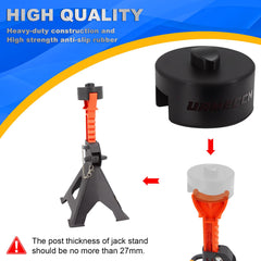 URMECCH pad side profile highlighting post height and secure fit