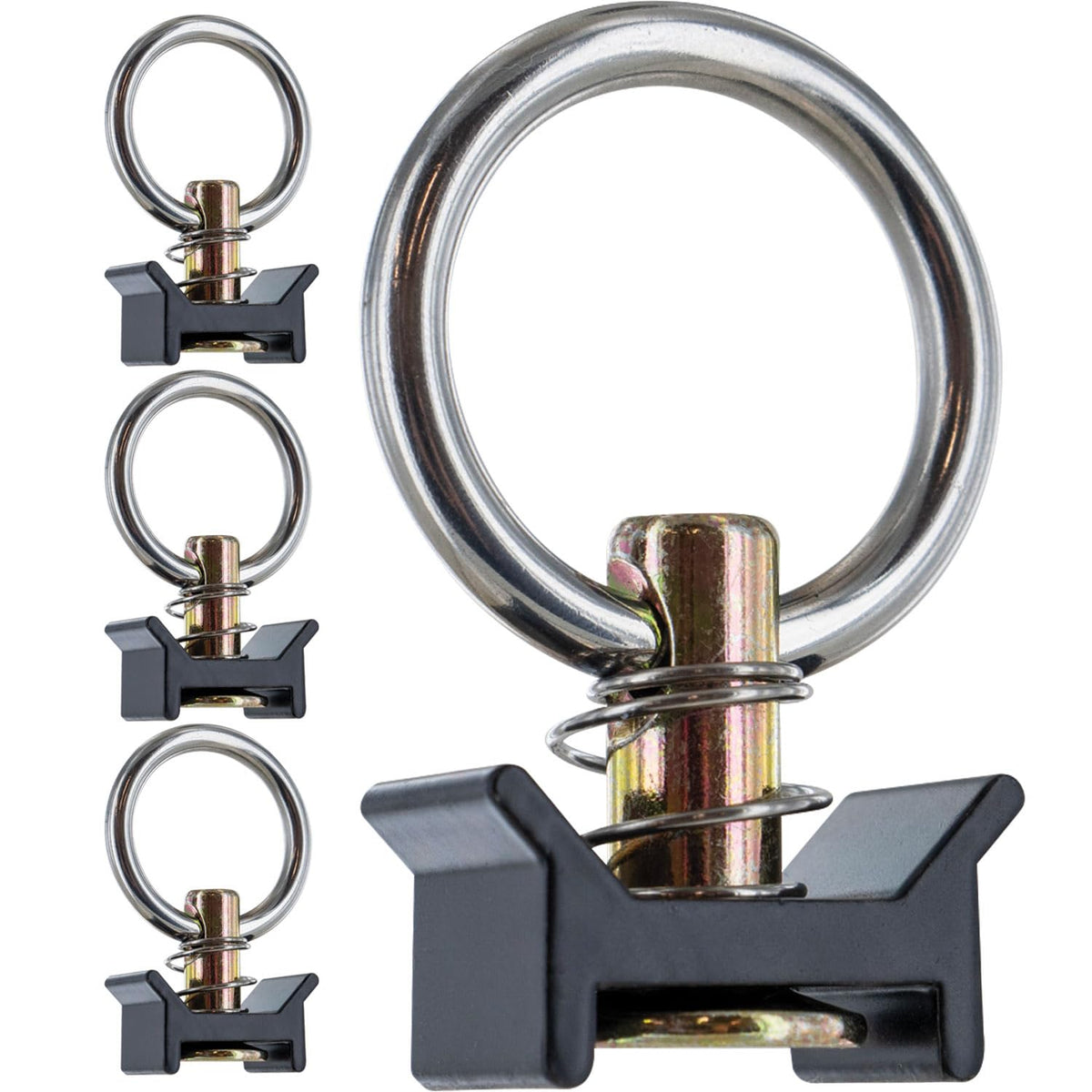 US Cargo Control front view showing 4-pack single stud fittings and convenience