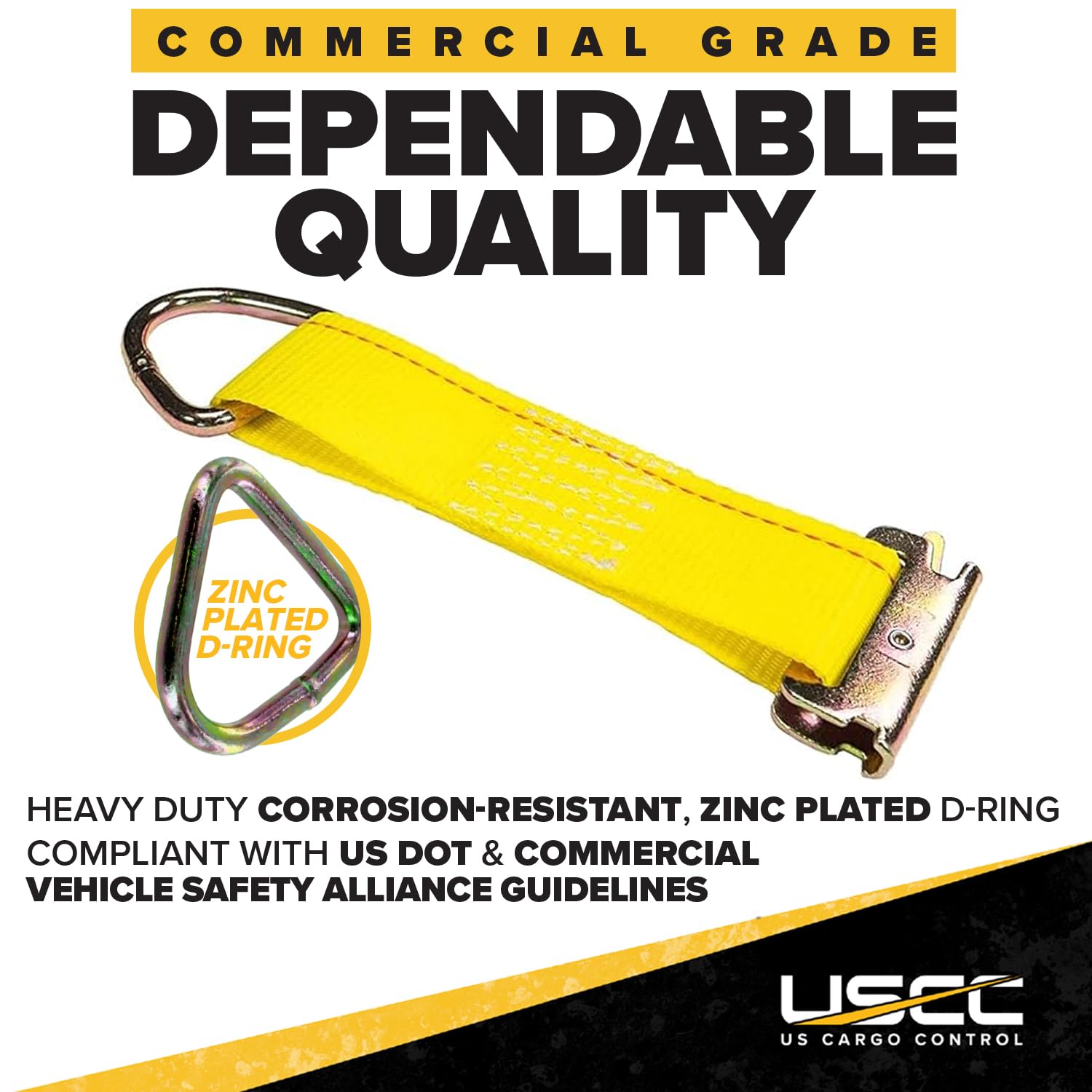 US Cargo Control scale size comparison showing compact 6.5" length for versatile use