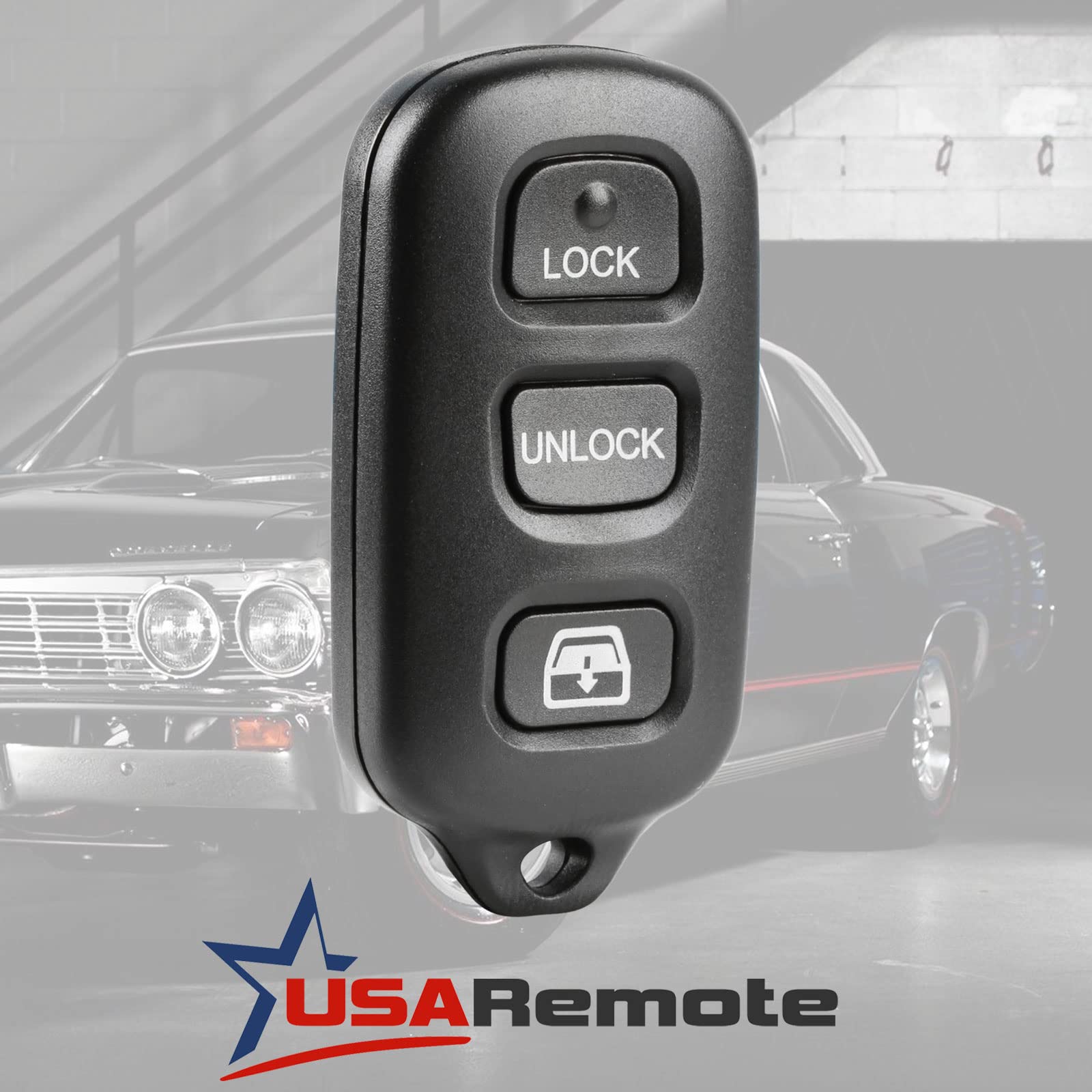 USARemote back battery compartment open for quick battery replacement benefit