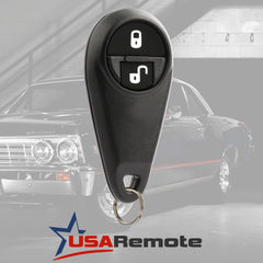 USARemote back label and battery hatch visible for easy battery replacement