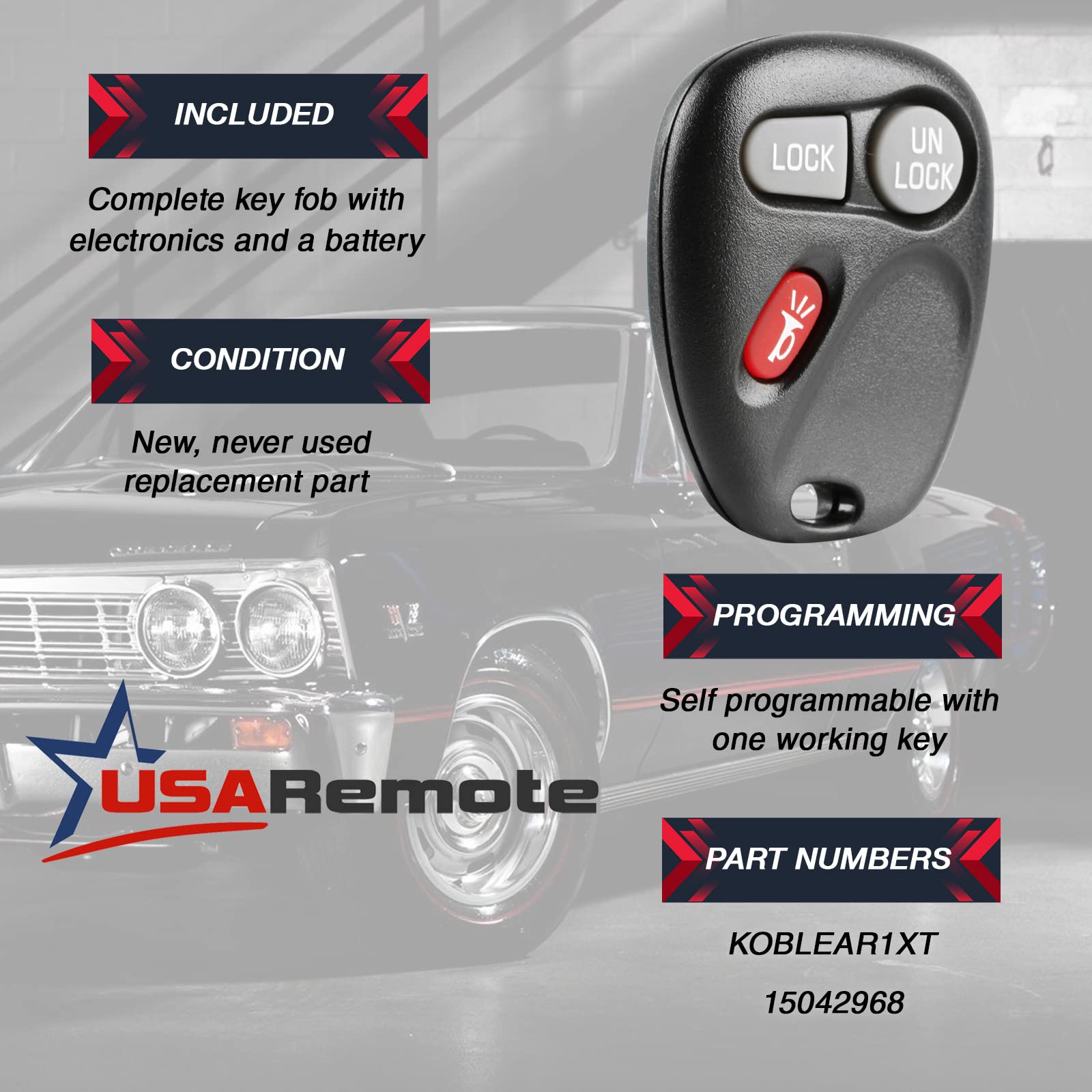 USARemote battery compartment open showing easy battery access and swap benefit