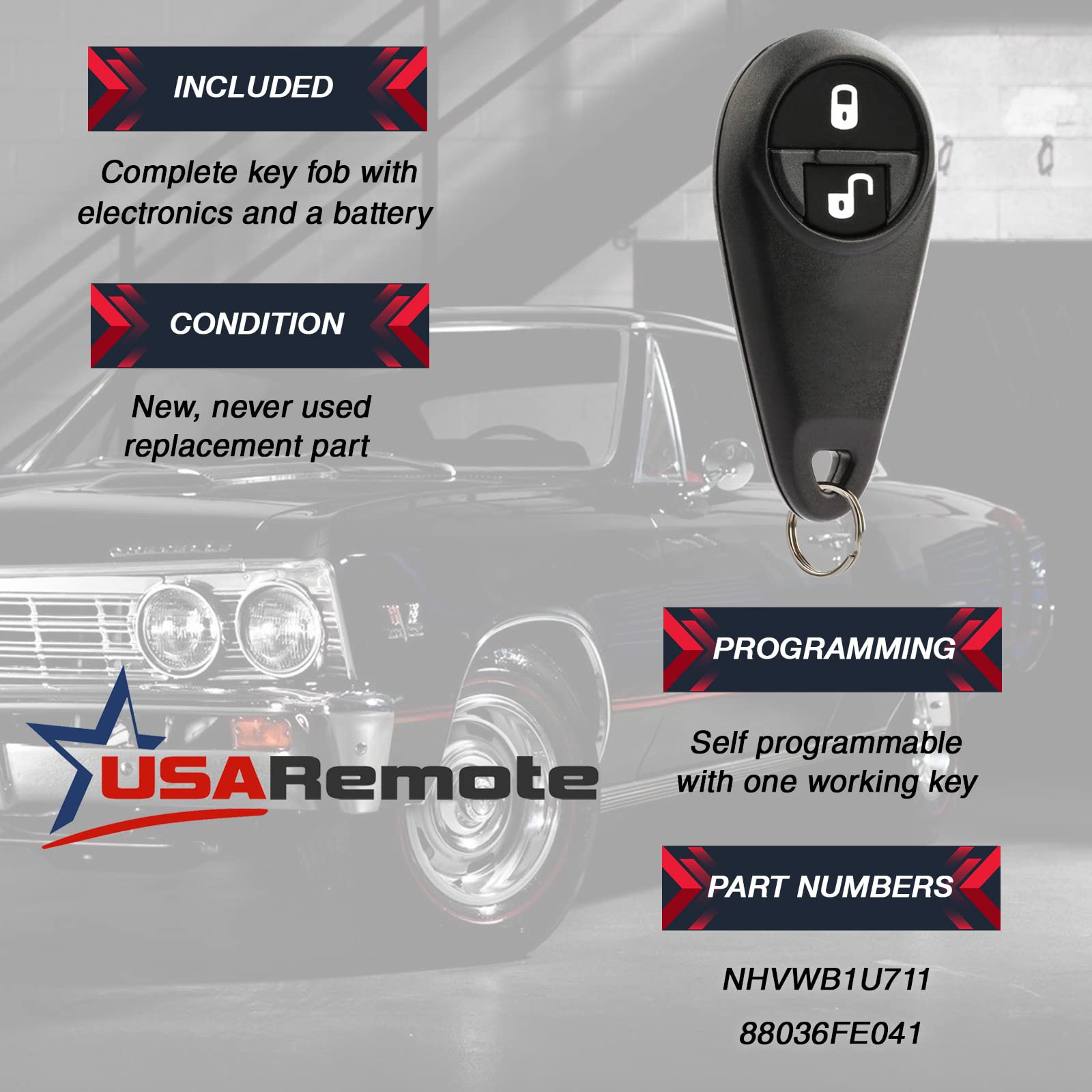 USARemote button close-up showing tactile design for reliable operation