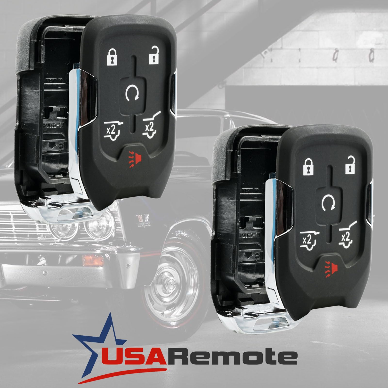 USARemote button pad close-up showing tactile texture for reliable presses
