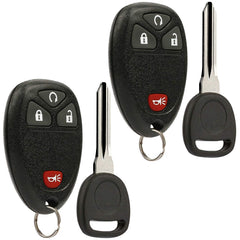 USARemote front view of two fobs showing buttons and ready-to-program benefit