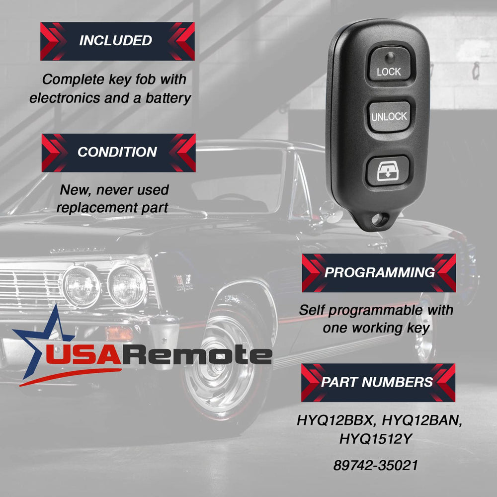 USARemote ignition key blade blank ready for cutting to match your Toyota